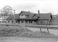 Ramlösabrunn station - Första stationshuset - 1940-talet - Foto: Okänd - Sveriges Järnvägsmuseum