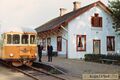 Angelstad station - 1960-talet - Foto: Sveriges Järnvägsmuseum