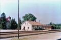 Nättraby station - 1965 - Foto: Sveriges Järnvägsmuseum