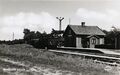 Gärds Lyngby station - 1940 - Foto: Sveriges Järnvägsmuseum