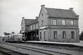 Halmstad Östra station - 1940-talet - Foto: Sveriges Järnvägsmuseum